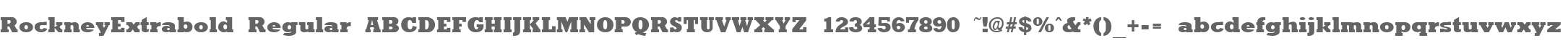 RockneyExtrabold Regular