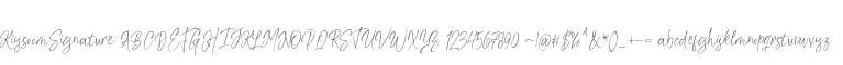 KiysoomSignature