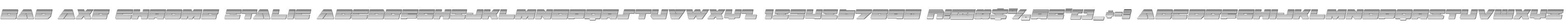 Bad Axe Chrome Italic
