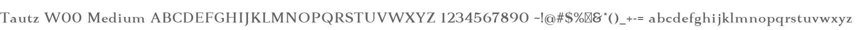 Tautz W00 Medium