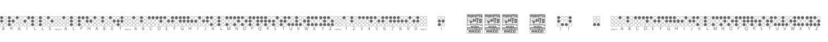 Braille Alphabet