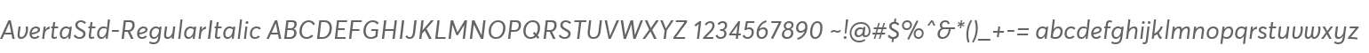 AvertaStd-RegularItalic