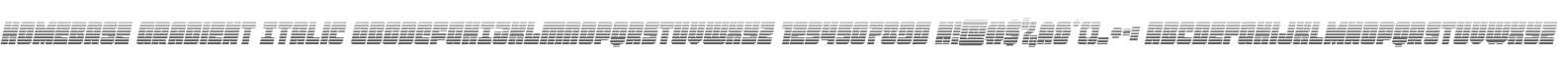 Homebase Gradient Italic