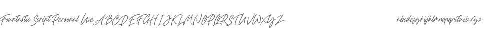 Fountastic Script Personal Use