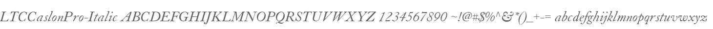 LTCCaslonPro-Italic