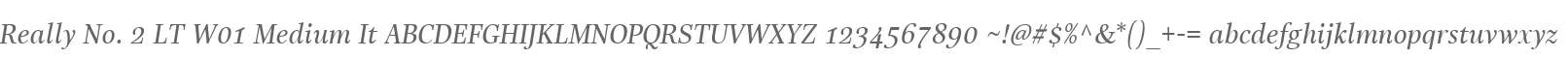 Really No. 2 LT W01 Medium It