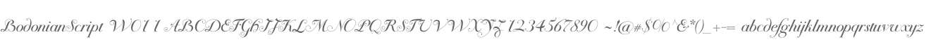 BodonianScript W01 1