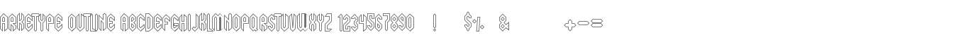 ARKETYPE OUTLINE