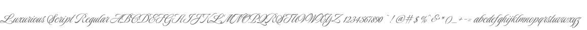Luxurious Script