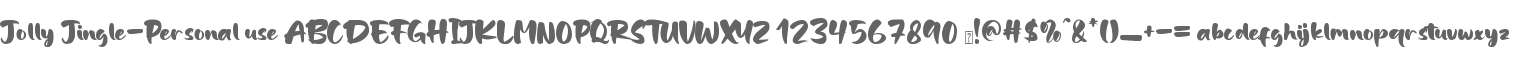 Jolly Jingle-Personal use