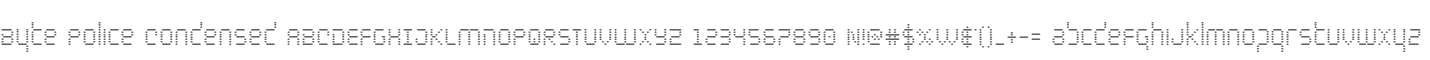 Byte Police Condensed