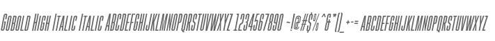 Gobold High Italic Italic
