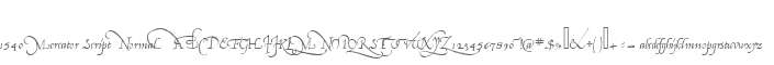 1540 Mercator Script Normal