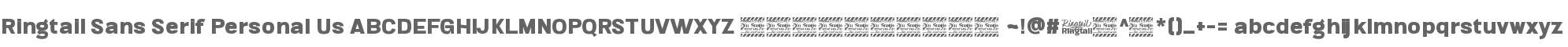 Ringtail Sans Serif Personal Us