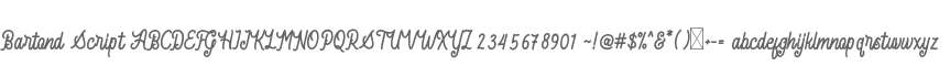 Bartond Script
