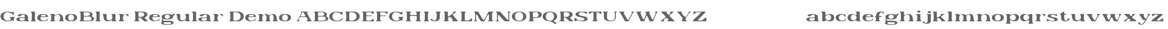 Galeno Blur Demo