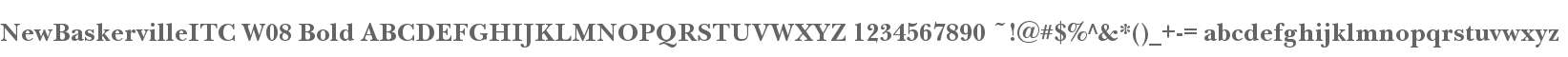 NewBaskervilleITC W08 Bold
