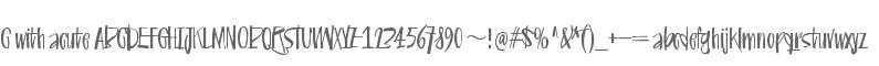 C with acute