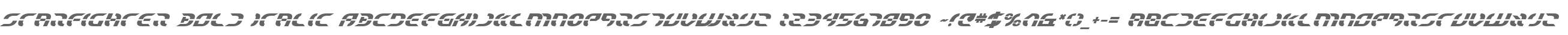 Starfighter Bold Italic