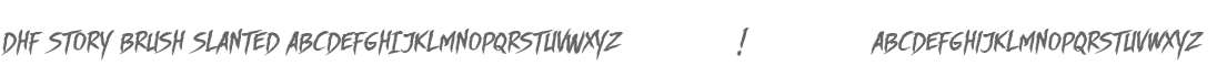 DHF Story Brush Slanted