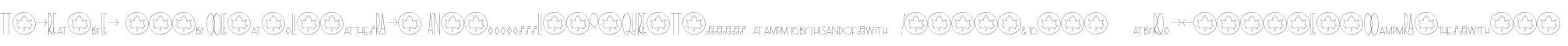 TheRamble-SymbolsandLigatures
