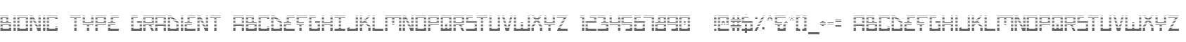 Bionic Type Gradient