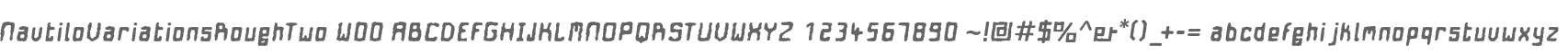 NavtiloVariationsRoughTwo W00