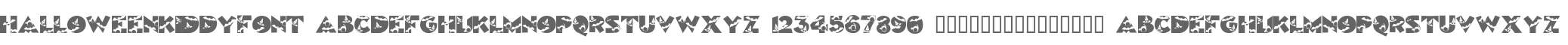 HalloweenKiddyFont