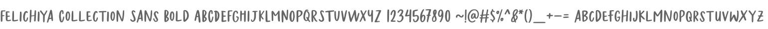 Felichiya Collection Sans Bold