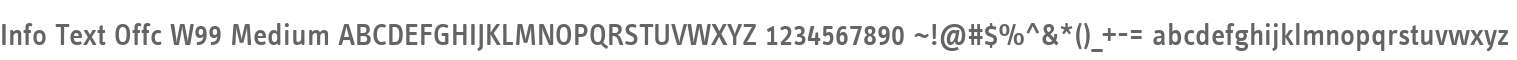 Info Text Offc W99 Medium