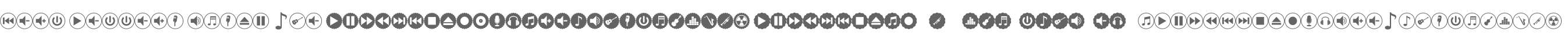 font bottons music pro