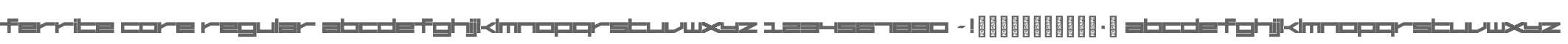 Ferrite Core