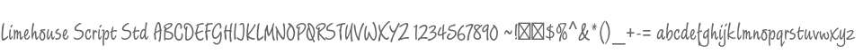 Limehouse Script Std