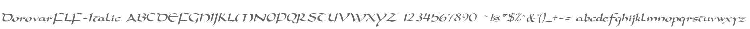 DorovarFLF-Italic