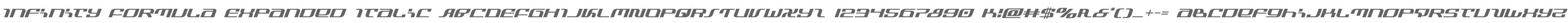 Infinity Formula Expanded Italic