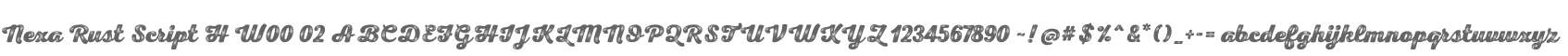 Nexa Rust Script H W00 02