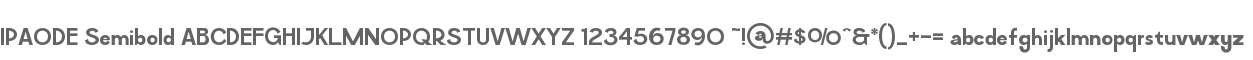 IPAODE Semibold