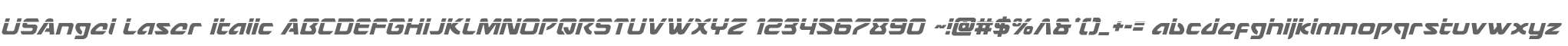 USAngel Laser Italic
