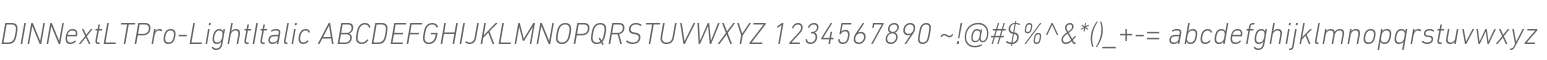 DIN Next LT Pro Light
