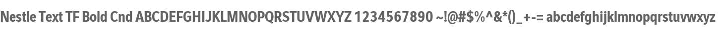 Nestle Text TF
