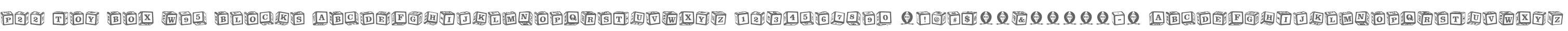 P22 Toy Box W95 Blocks