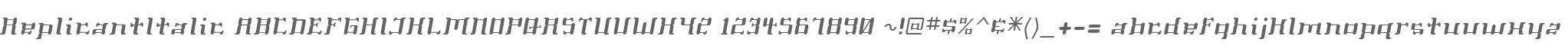 ReplicantItalic