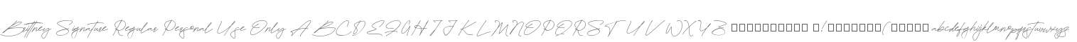 Brittney Signature Personal Use Only