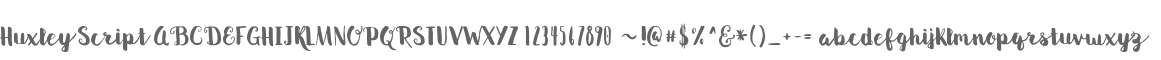 Huxley Script