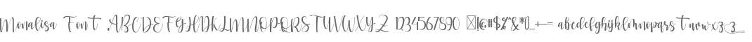 Monalisa Font