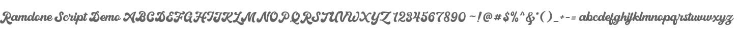 Ramdone Script Demo