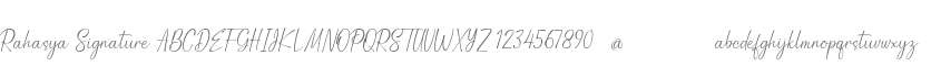 Rahasya Signature