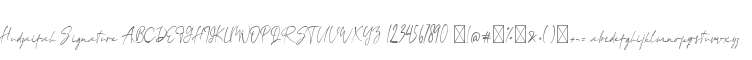 Hudzaifah Signature