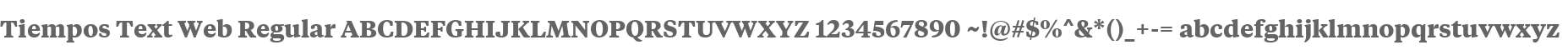 Tiempos Text Web