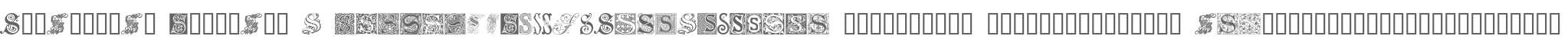 Ornamental Initials S